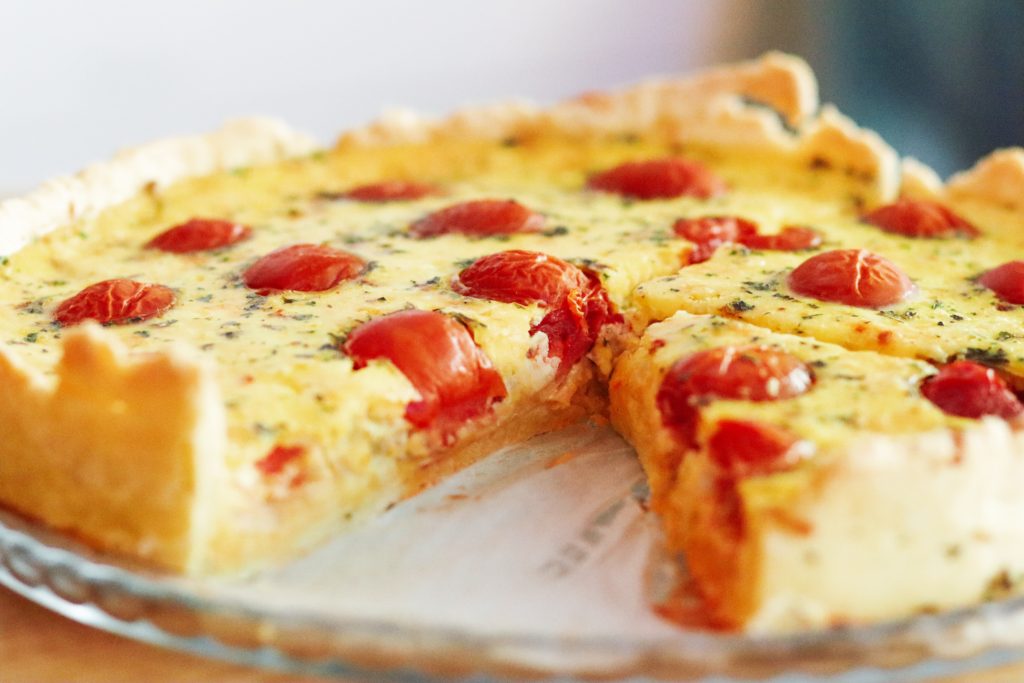 Tomato quiche